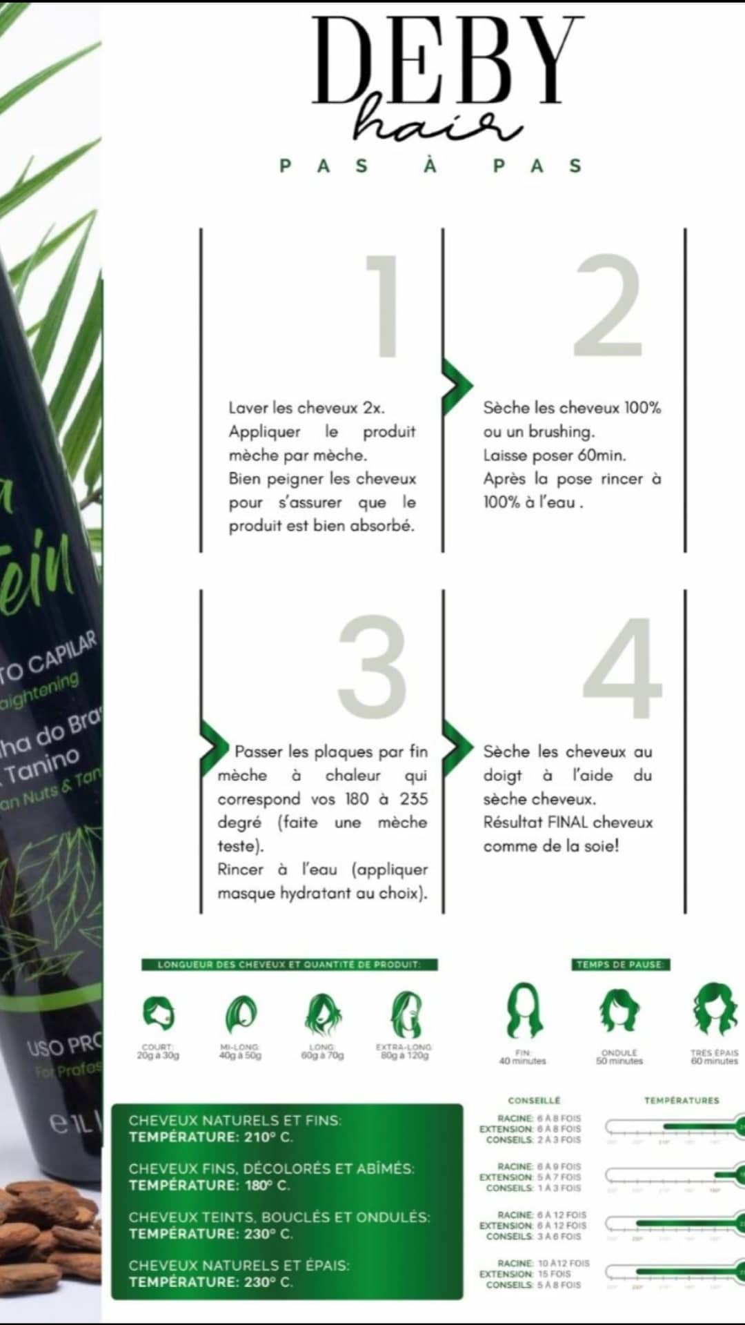 Lissage tanin Lisa Protein - Deby Hair