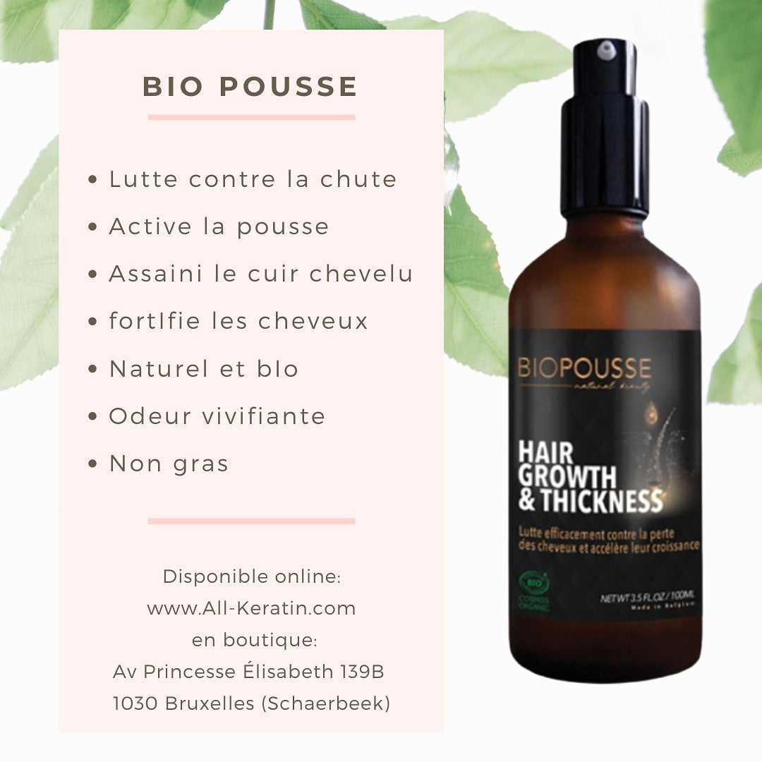 Lot de 2 Bio Pousse - Anti-chute et accélérateur de pousse