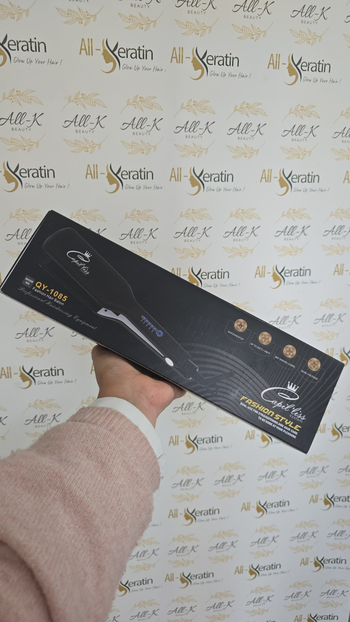 Fer à lisser professionnel Capil’Liss System - Titane