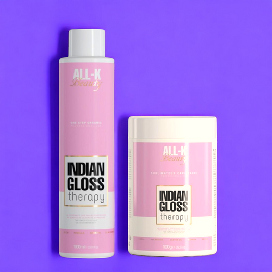 Pack retouche racine Indian Gloss Therapy Lissage + Btx